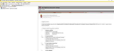 Cégkivonat letöltés online, hiteles e.